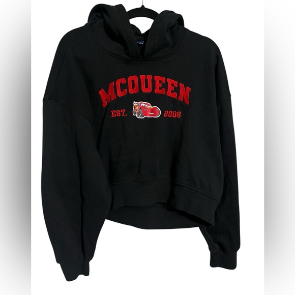 Pixar Sweaters - Black McQueen Hoodie with Red embroidered Logo